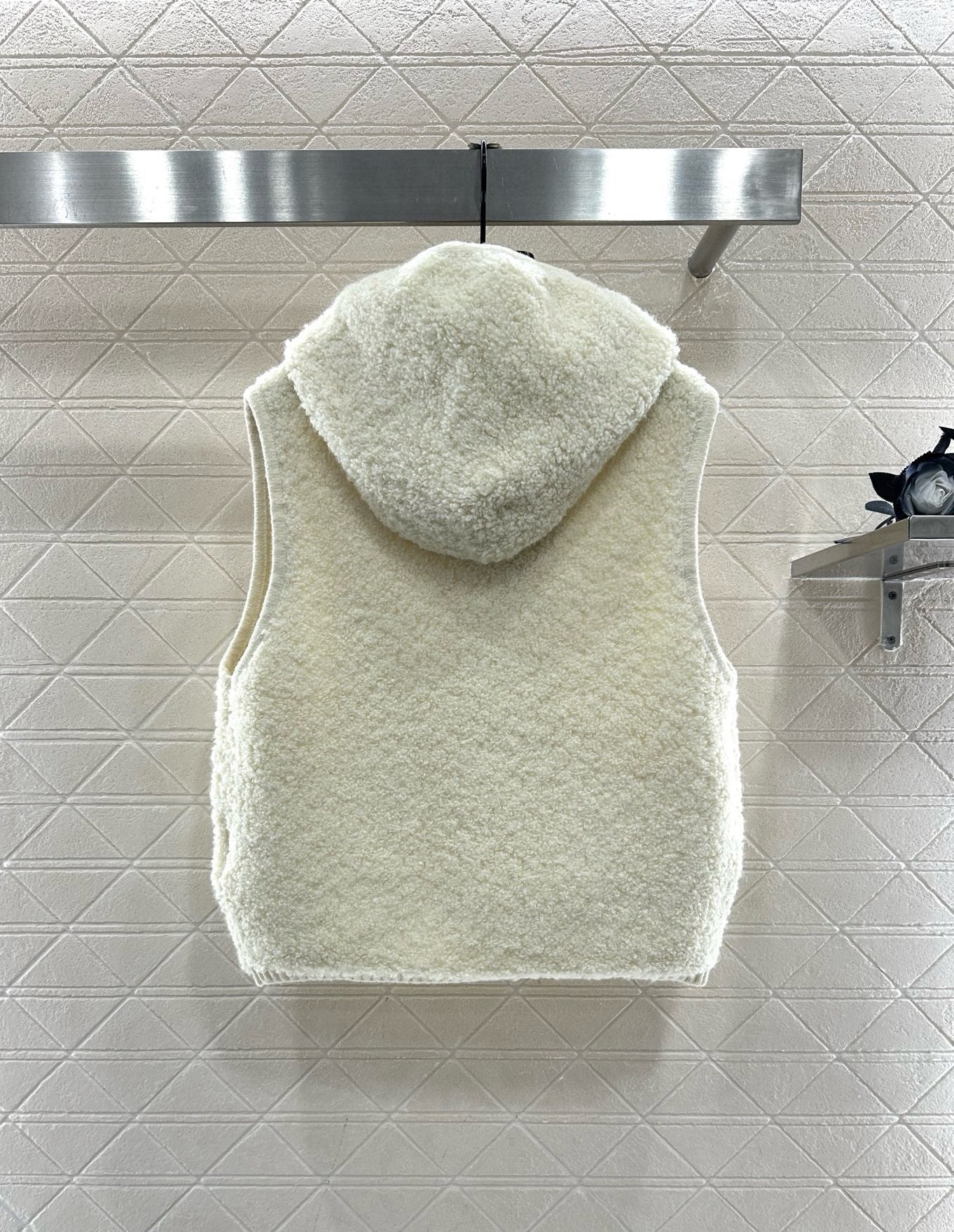 Zipper knitted vest
