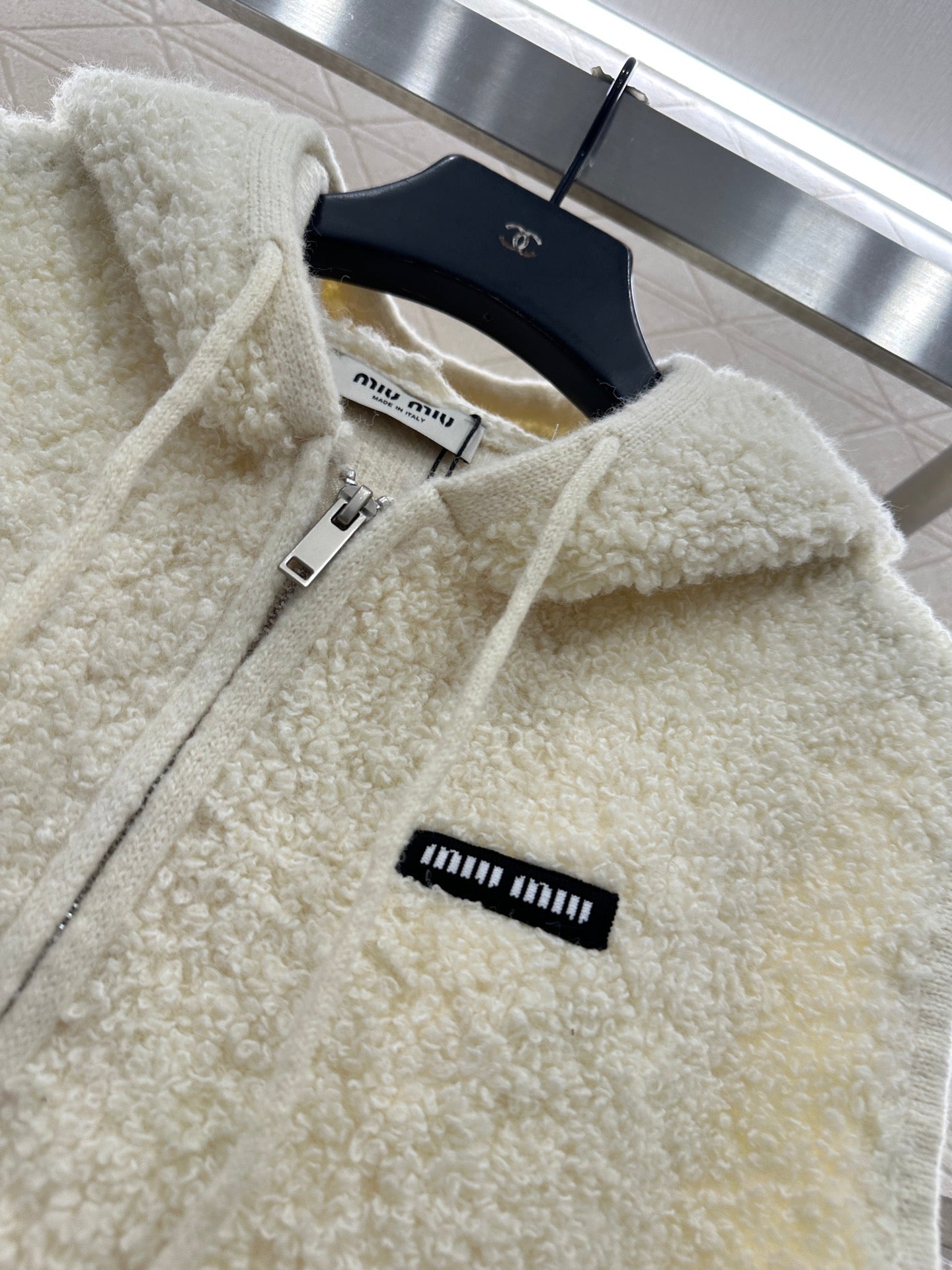 Zipper knitted vest