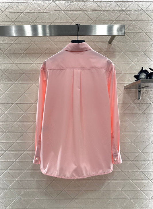Embroidered logo shirt