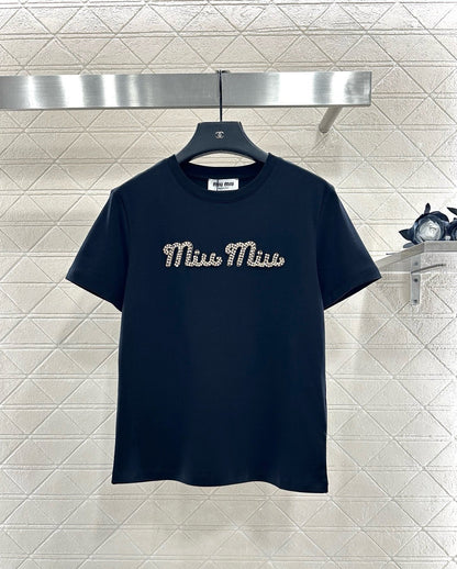 Dingzhu Hot Diamond Short Sleeve 𝑇𝑒𝑒