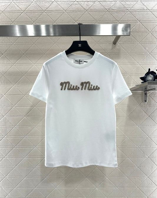 Dingzhu Hot Diamond Short Sleeve 𝑇𝑒𝑒