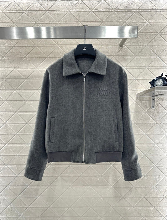 Collar zipper jacket jacket