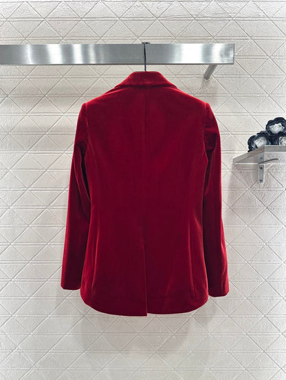 Collar Velvet Set