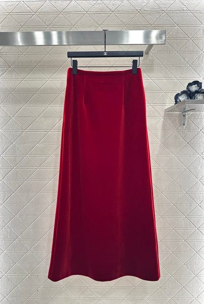 Collar Velvet Set