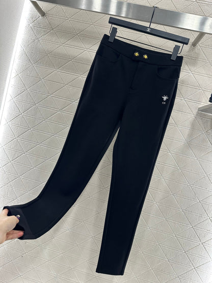 Retro stretch pencil pants