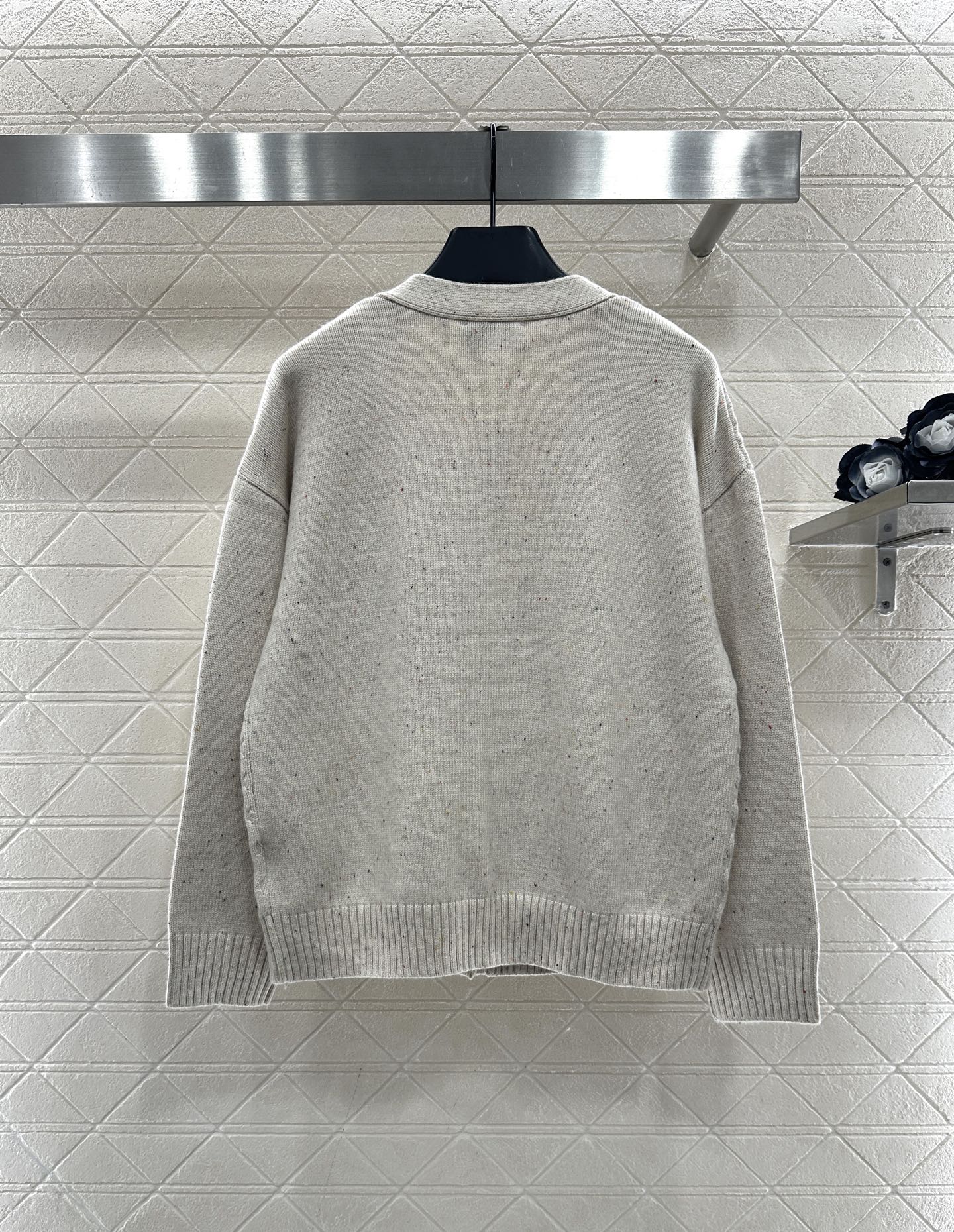 Bow knit cardigan
