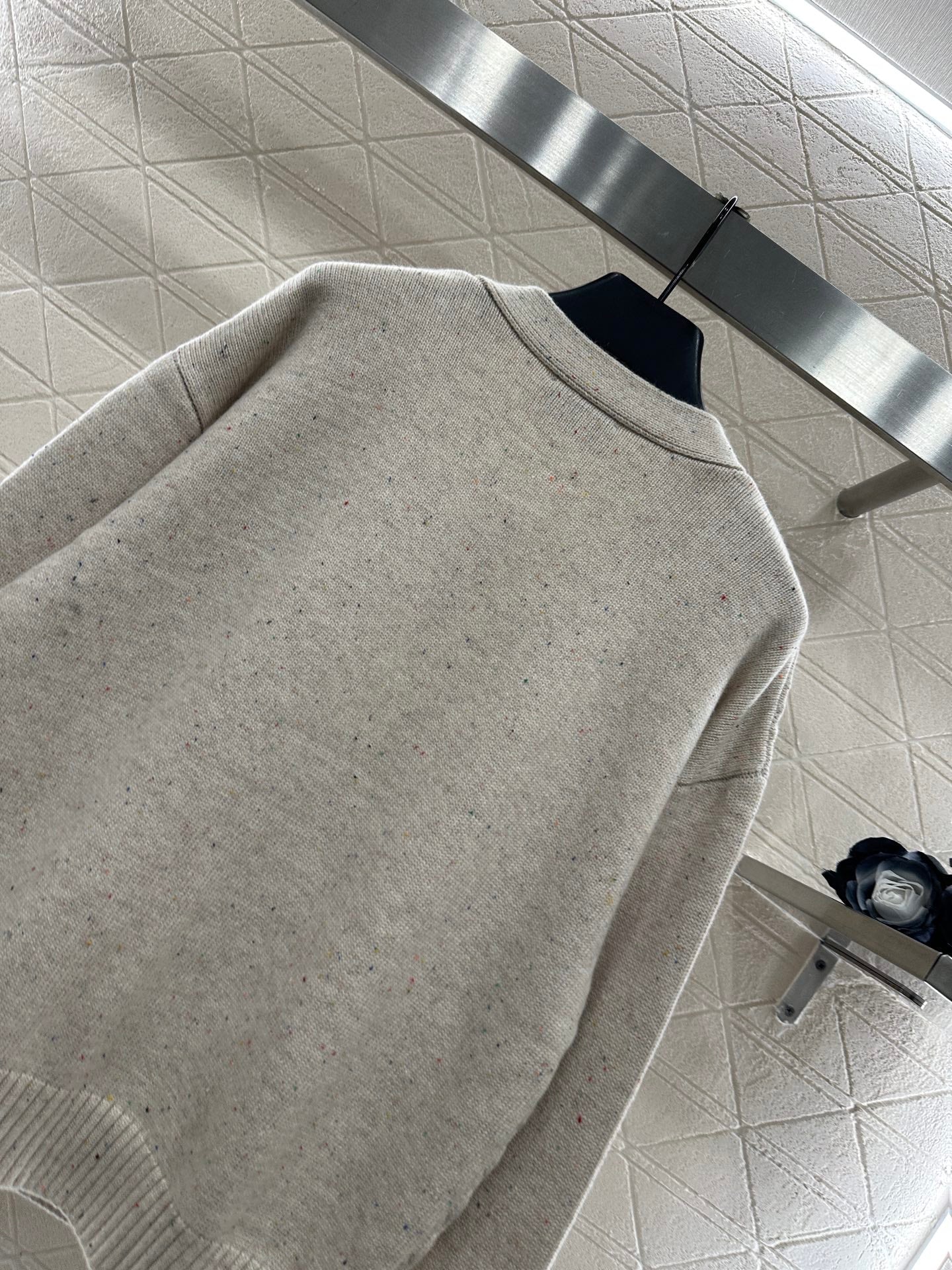 Bow knit cardigan