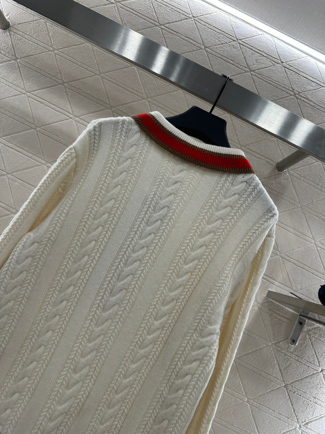 Collar Knitted Top