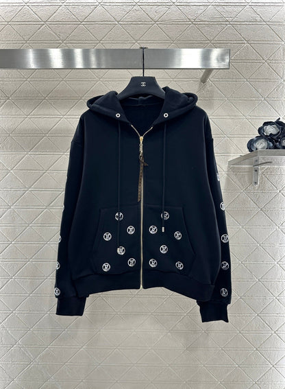 Hooded sequin logo set