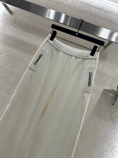 High waisted wide leg pants