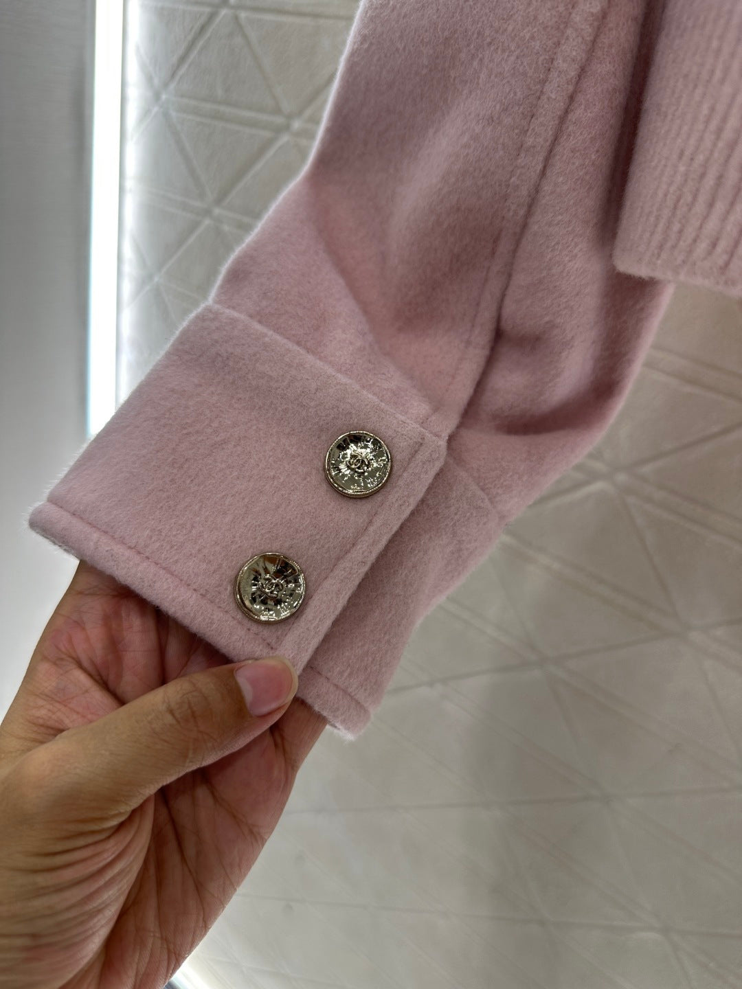 Woolen lapel jacket