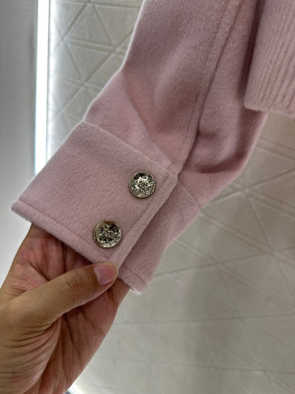 Woolen lapel jacket
