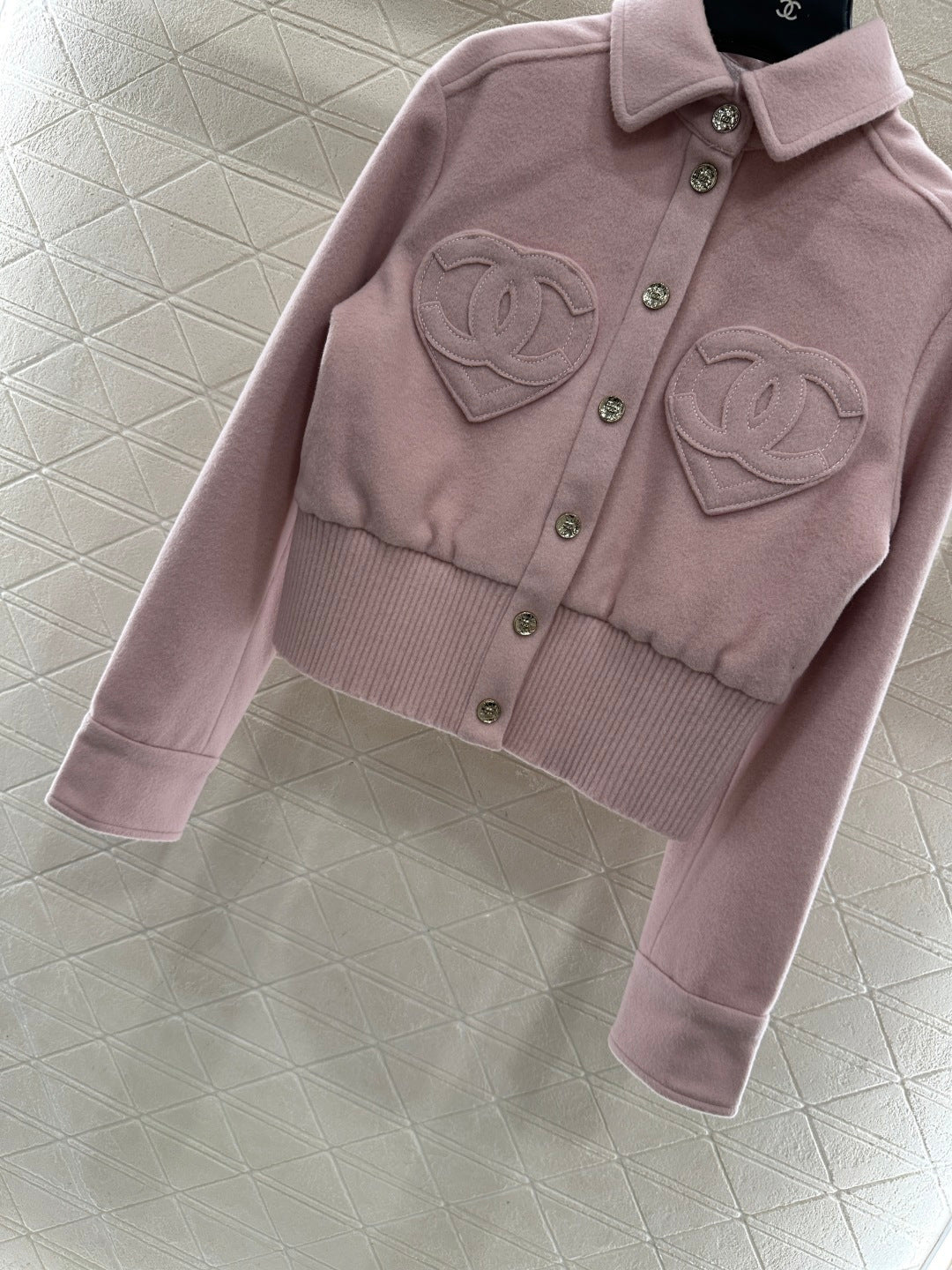 Woolen lapel jacket