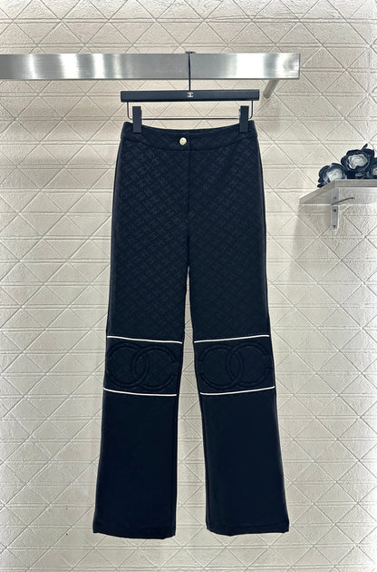 Jacquard down jacket and pants set