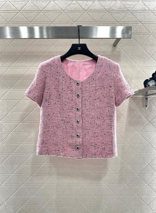 Round neck dress jacket
