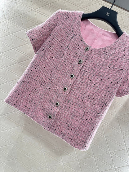 Round neck dress jacket