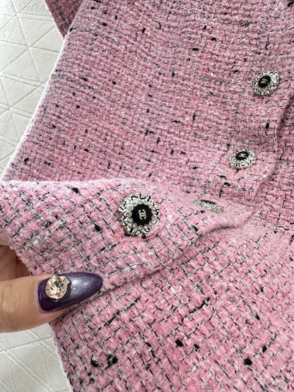Round neck dress jacket