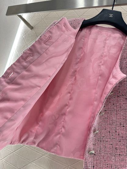 Round neck dress jacket