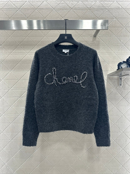 Order pearl crochet sweater