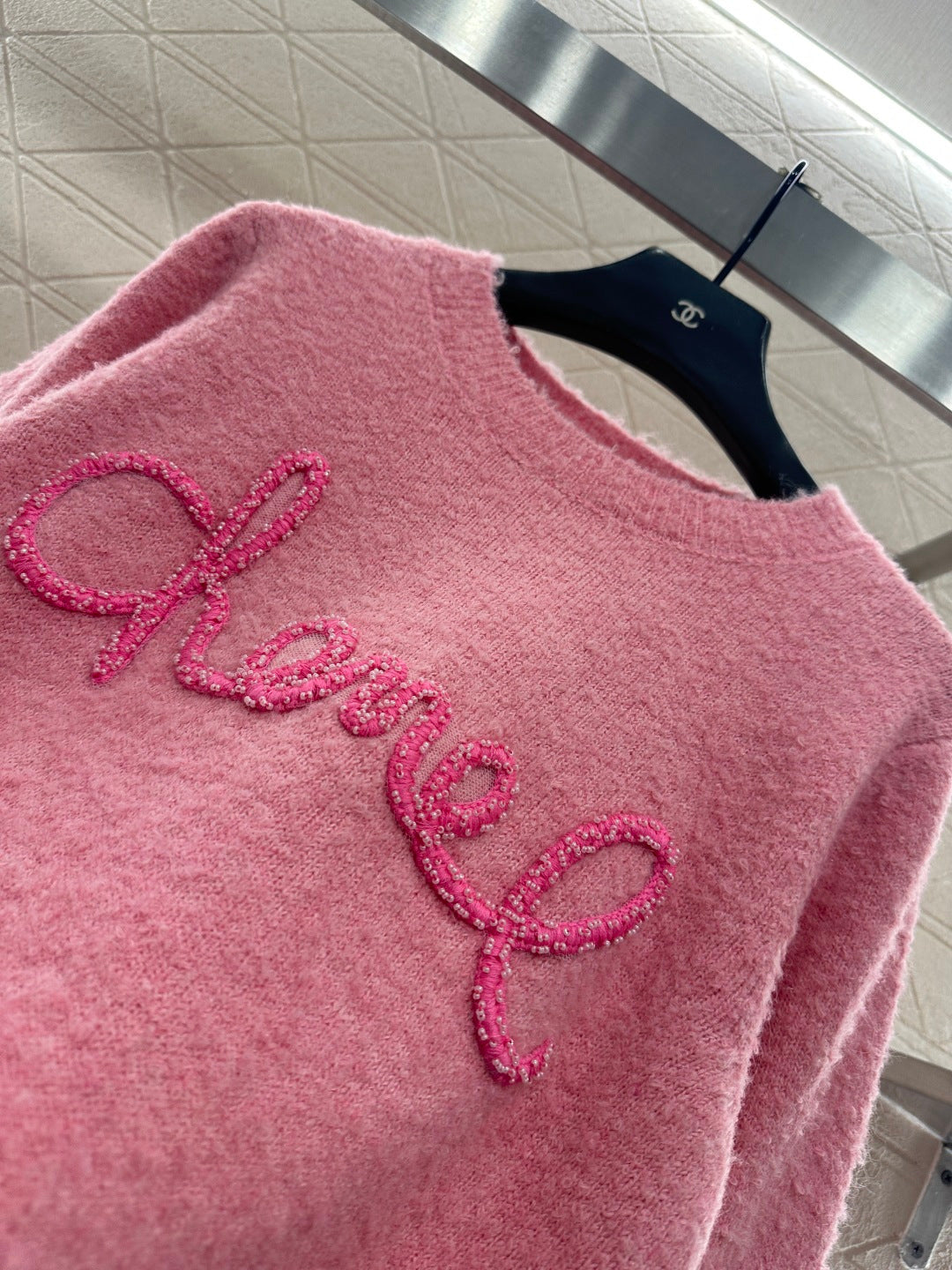 Order pearl crochet sweater