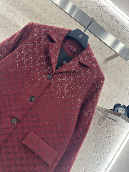 Heavy industry hot drilling cotton jacket