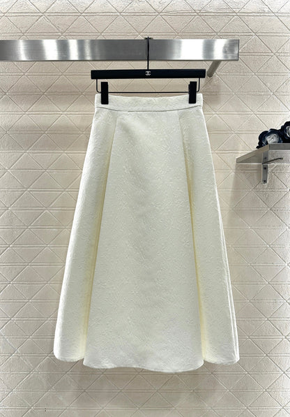 Shoulder suit half skirt set