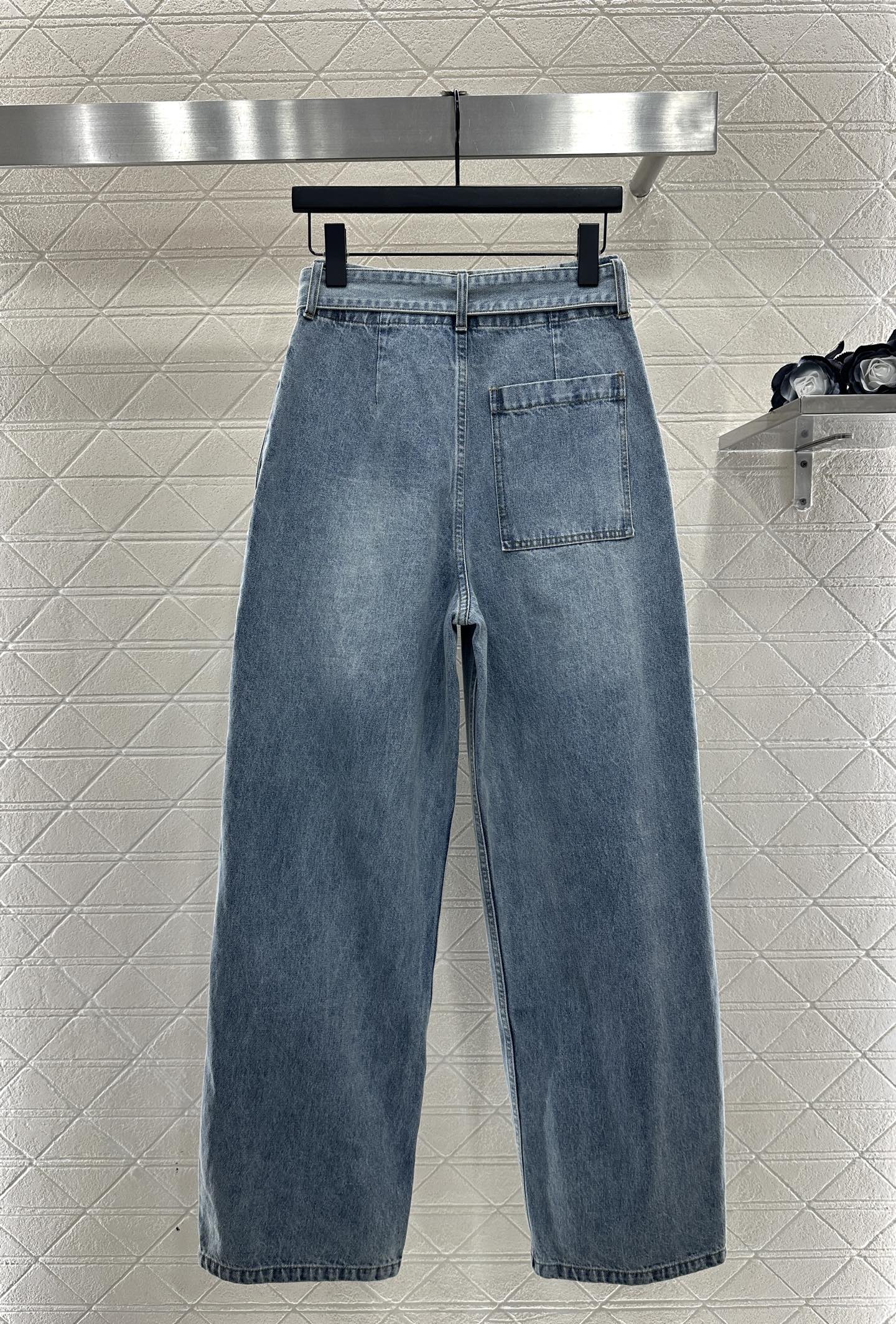 Belt Carrot Wide Leg Pants