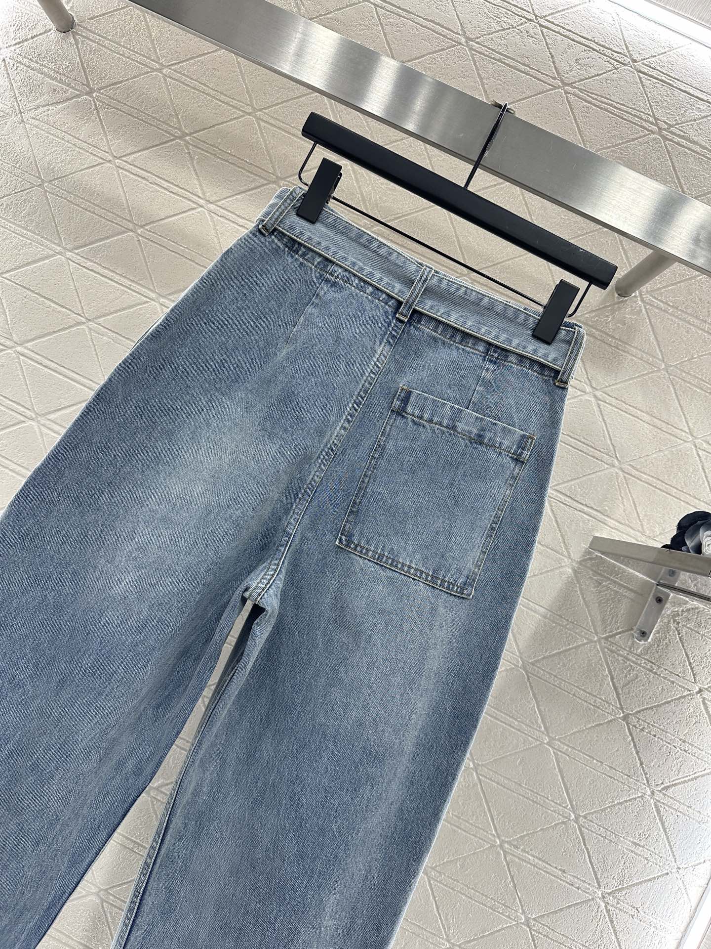 Belt Carrot Wide Leg Pants