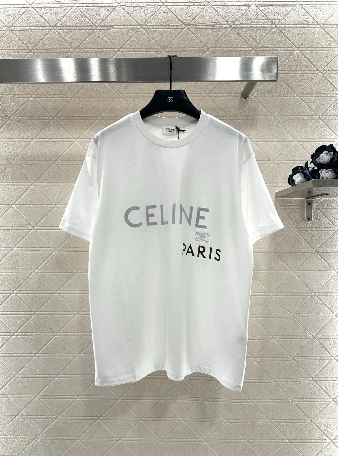 Crew Neck Printed Logo T-Shirt