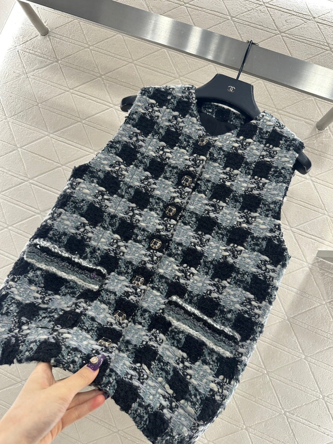 Woven Dress Vest