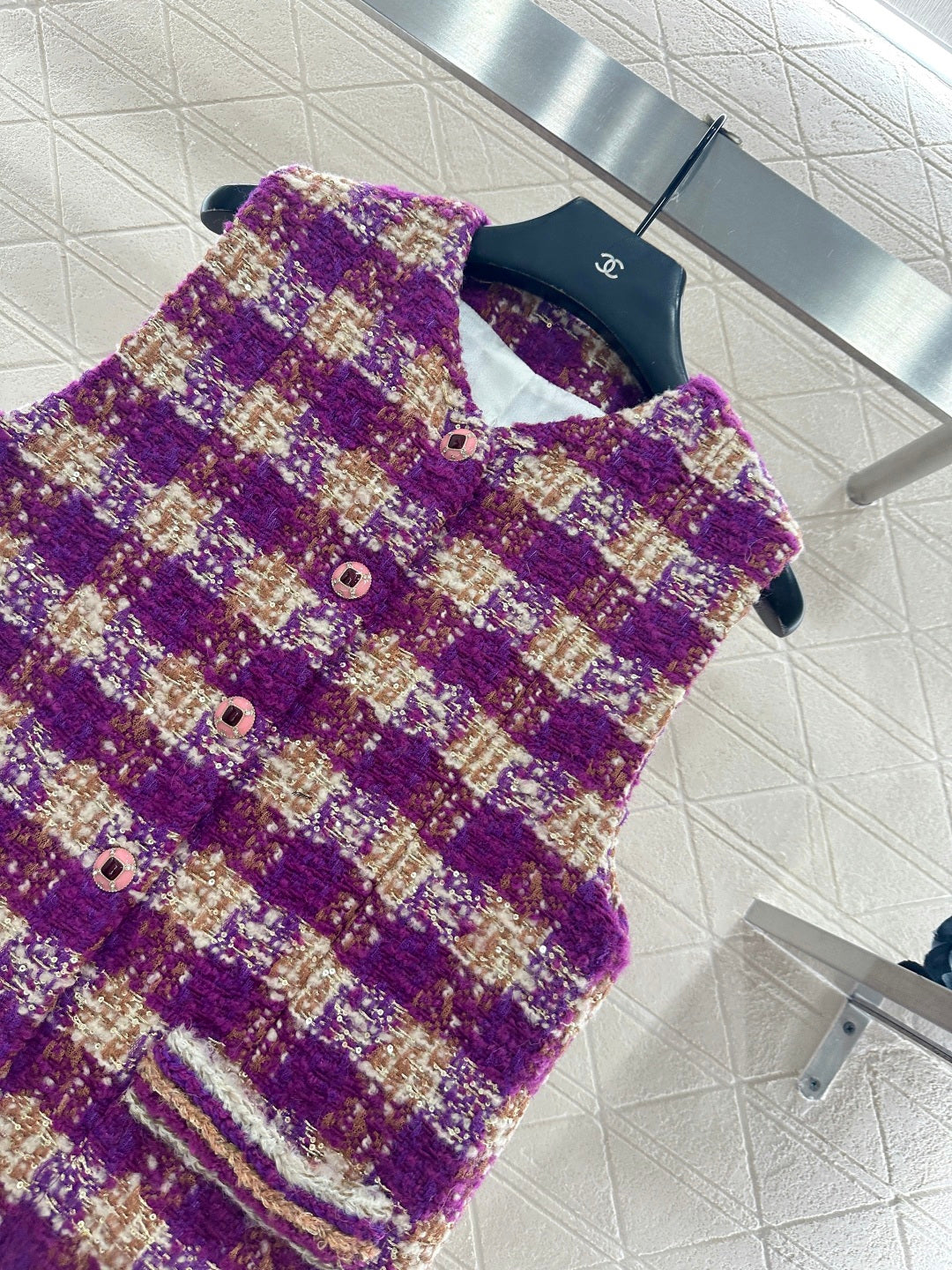 Woven Dress Vest