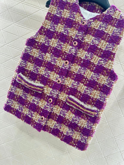 Woven Dress Vest