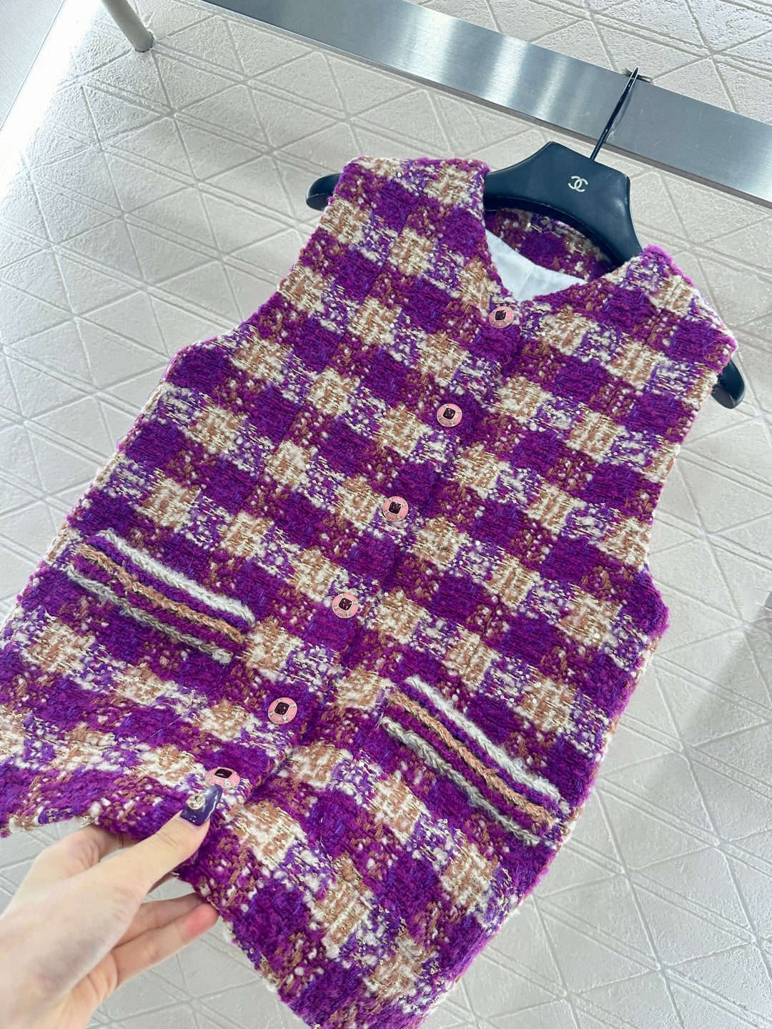 Woven Dress Vest