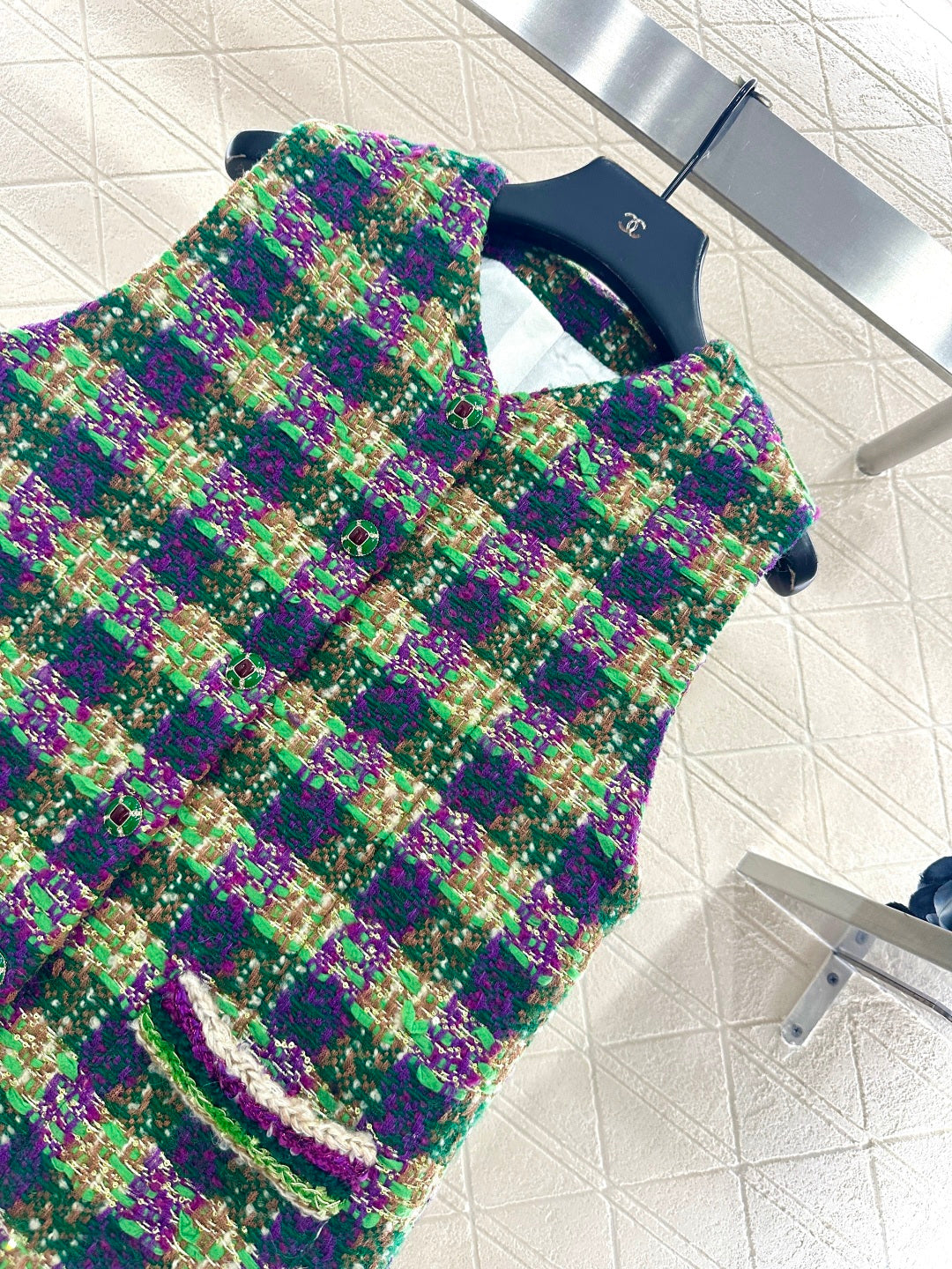 Woven Dress Vest