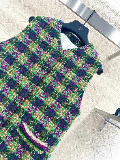 Woven Dress Vest