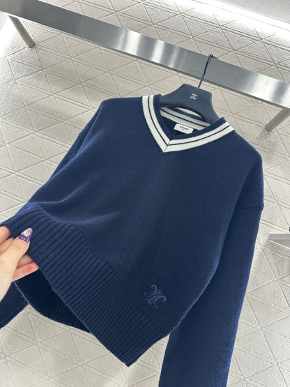 Short Knit Pullover Sweater