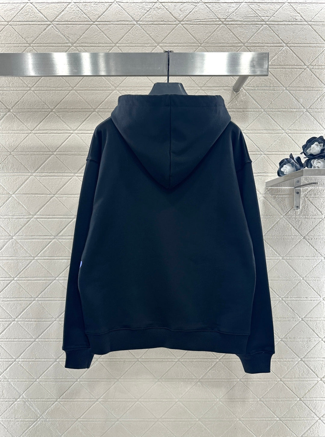 Printed Logo Drawstring Hooded Sweatshirt