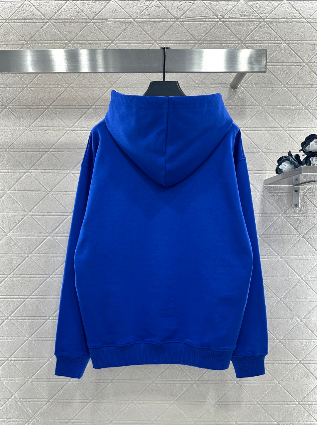 Printed Logo Drawstring Hooded Sweatshirt