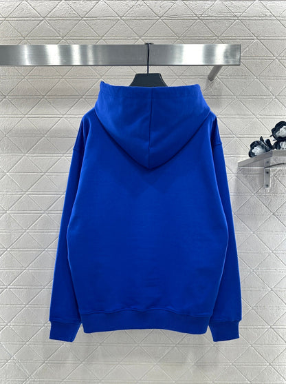 Printed Logo Drawstring Hooded Sweatshirt