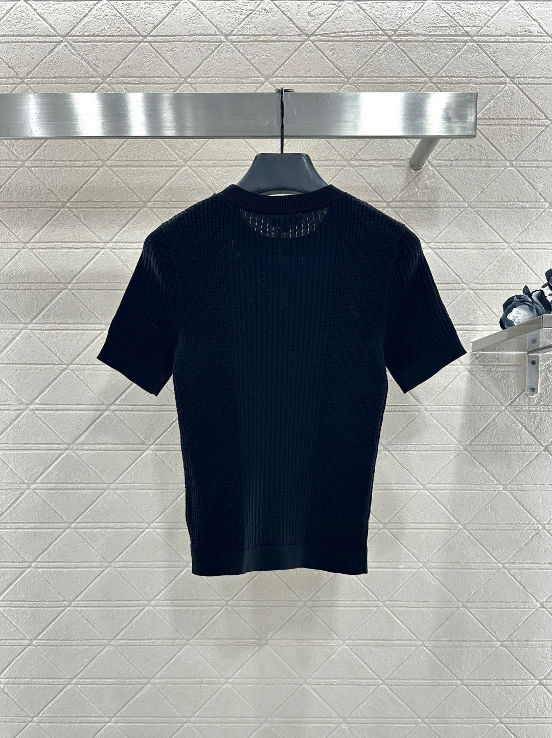 Knitted Short-Sleeve T-Shirt