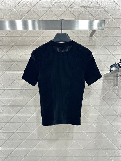 Knitted Short-Sleeve T-Shirt