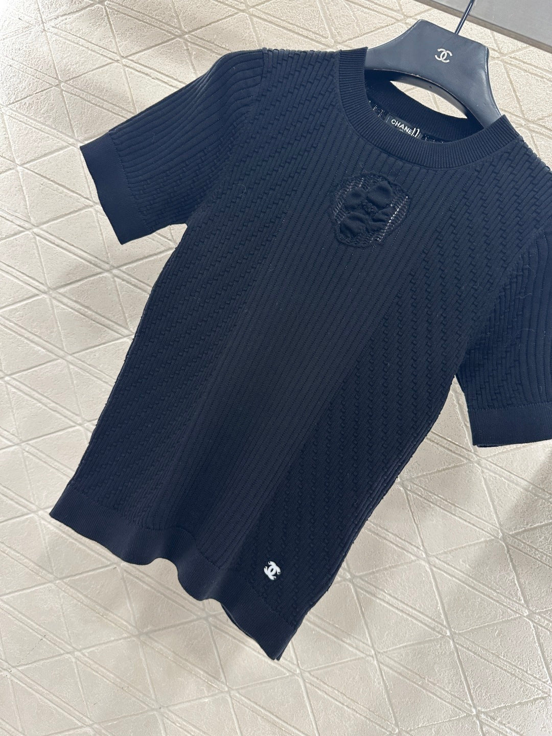 Knitted Short-Sleeve T-Shirt