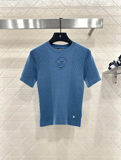Knitted Short-Sleeve T-Shirt