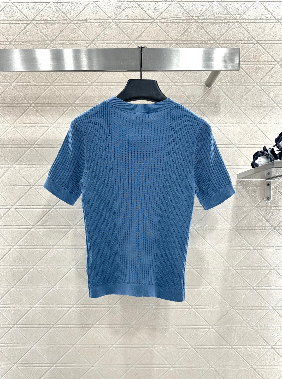 Knitted Short-Sleeve T-Shirt