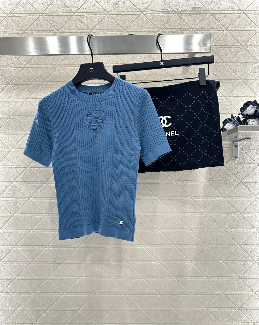 Knitted Short-Sleeve T-Shirt