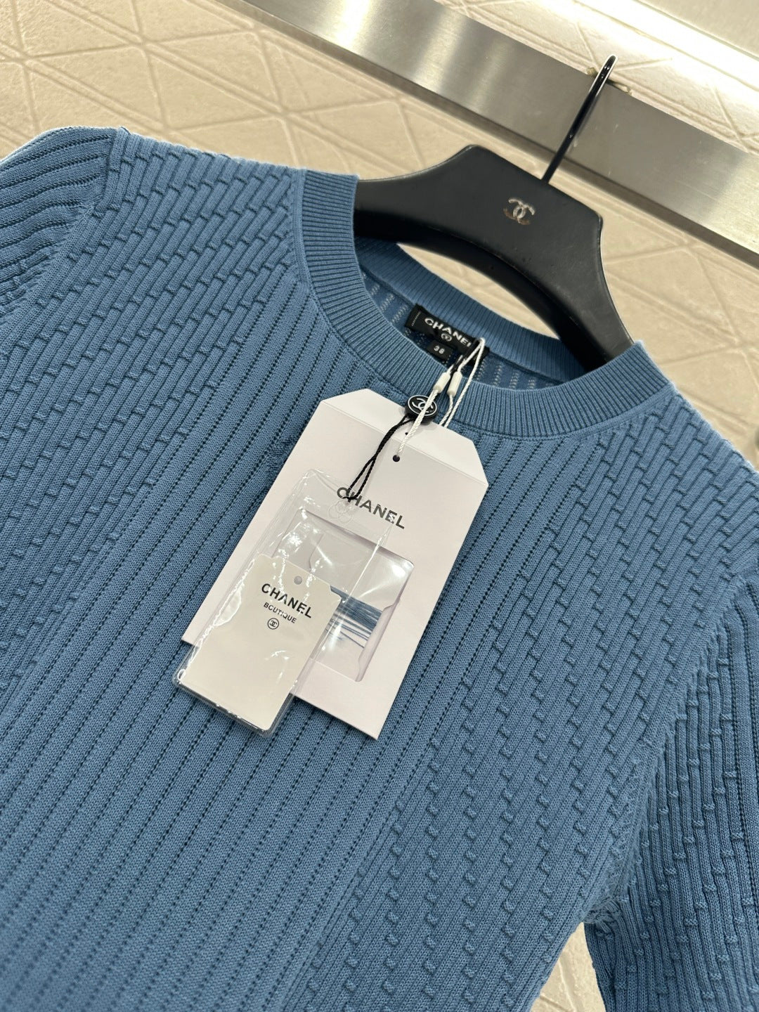 Knitted Short-Sleeve T-Shirt
