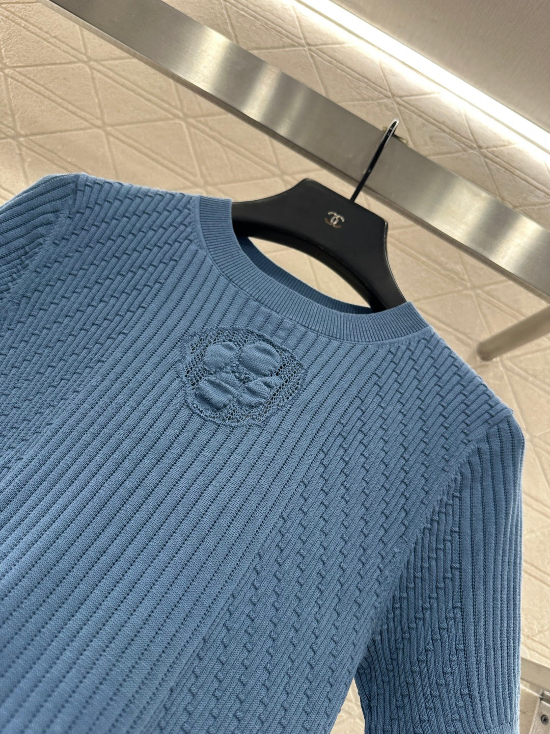 Knitted Short-Sleeve T-Shirt