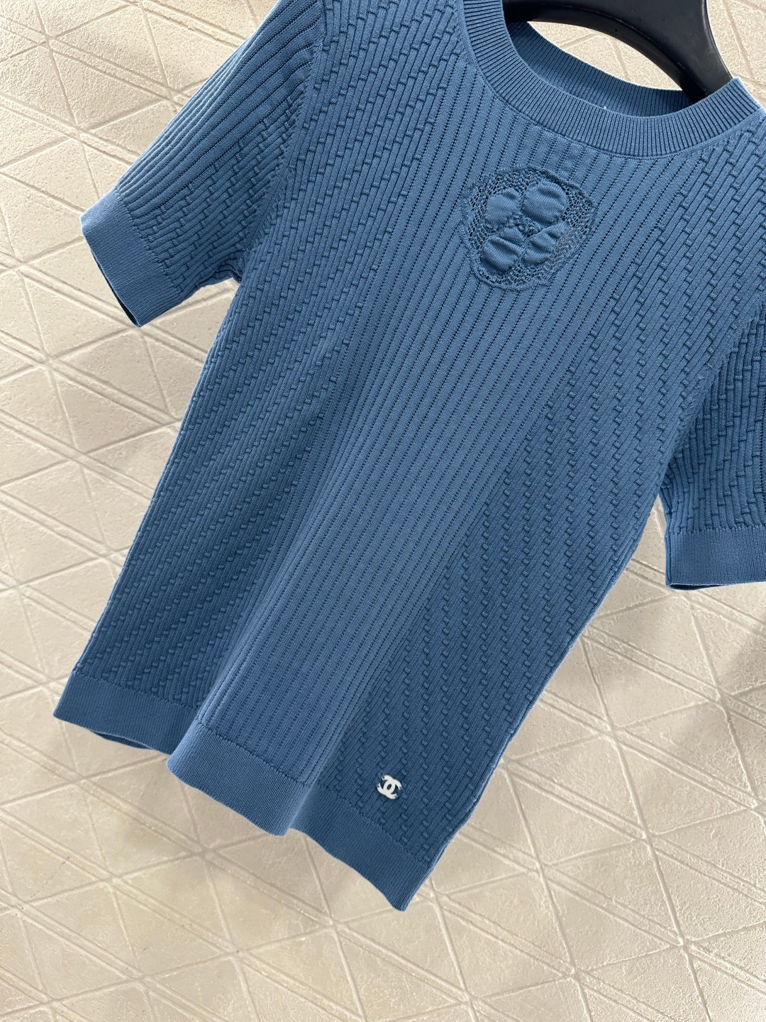 Knitted Short-Sleeve T-Shirt