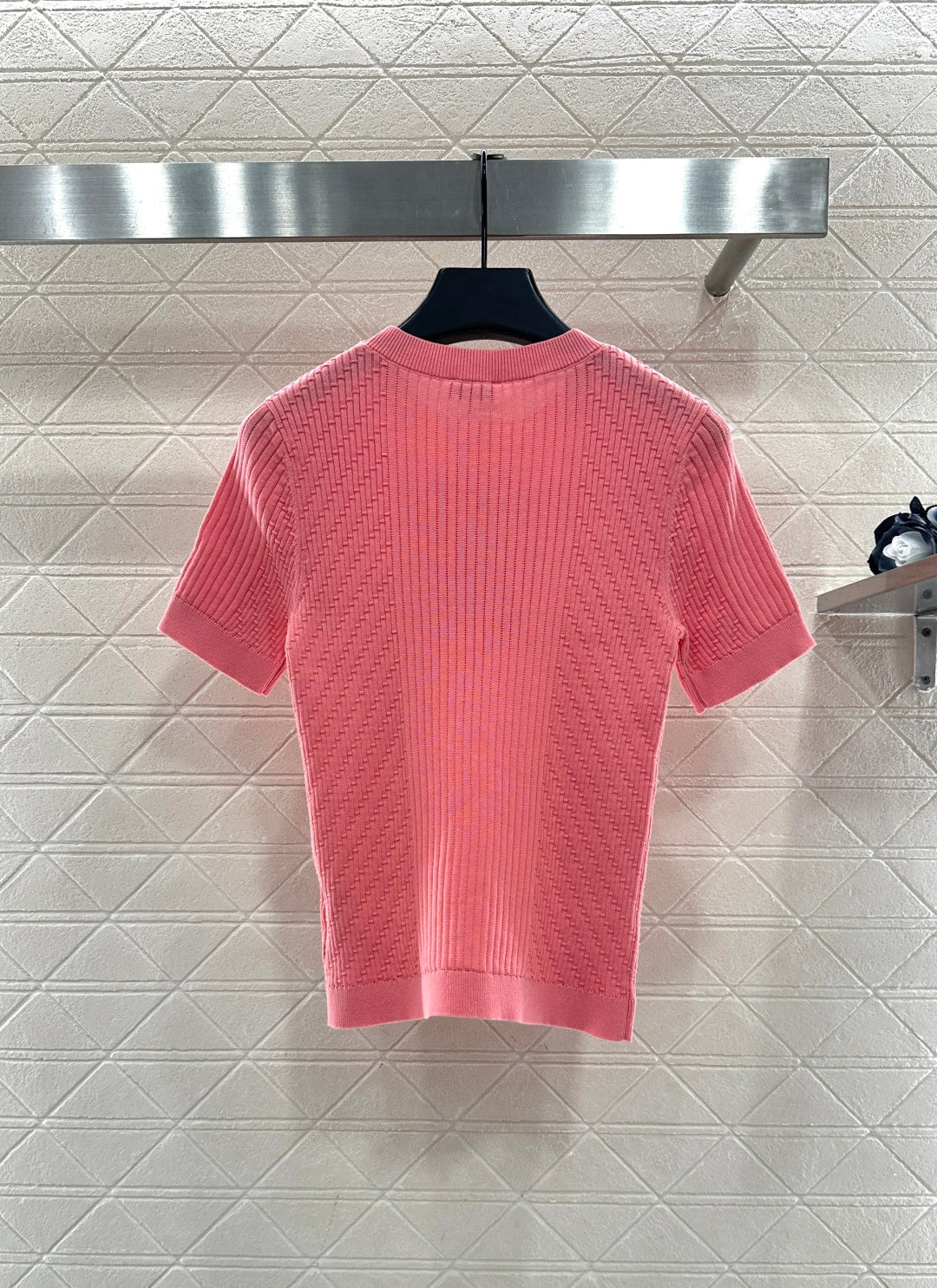 Knitted Short-Sleeve T-Shirt
