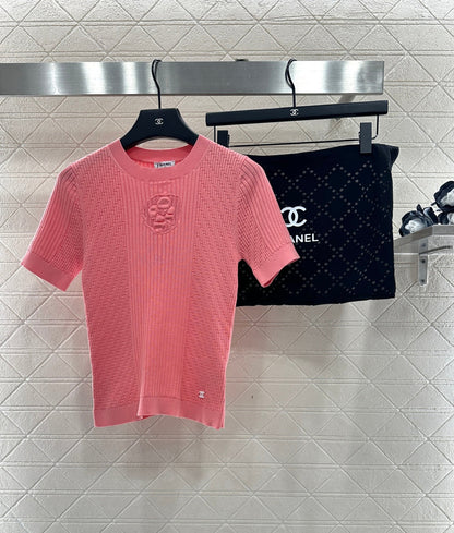 Knitted Short-Sleeve T-Shirt